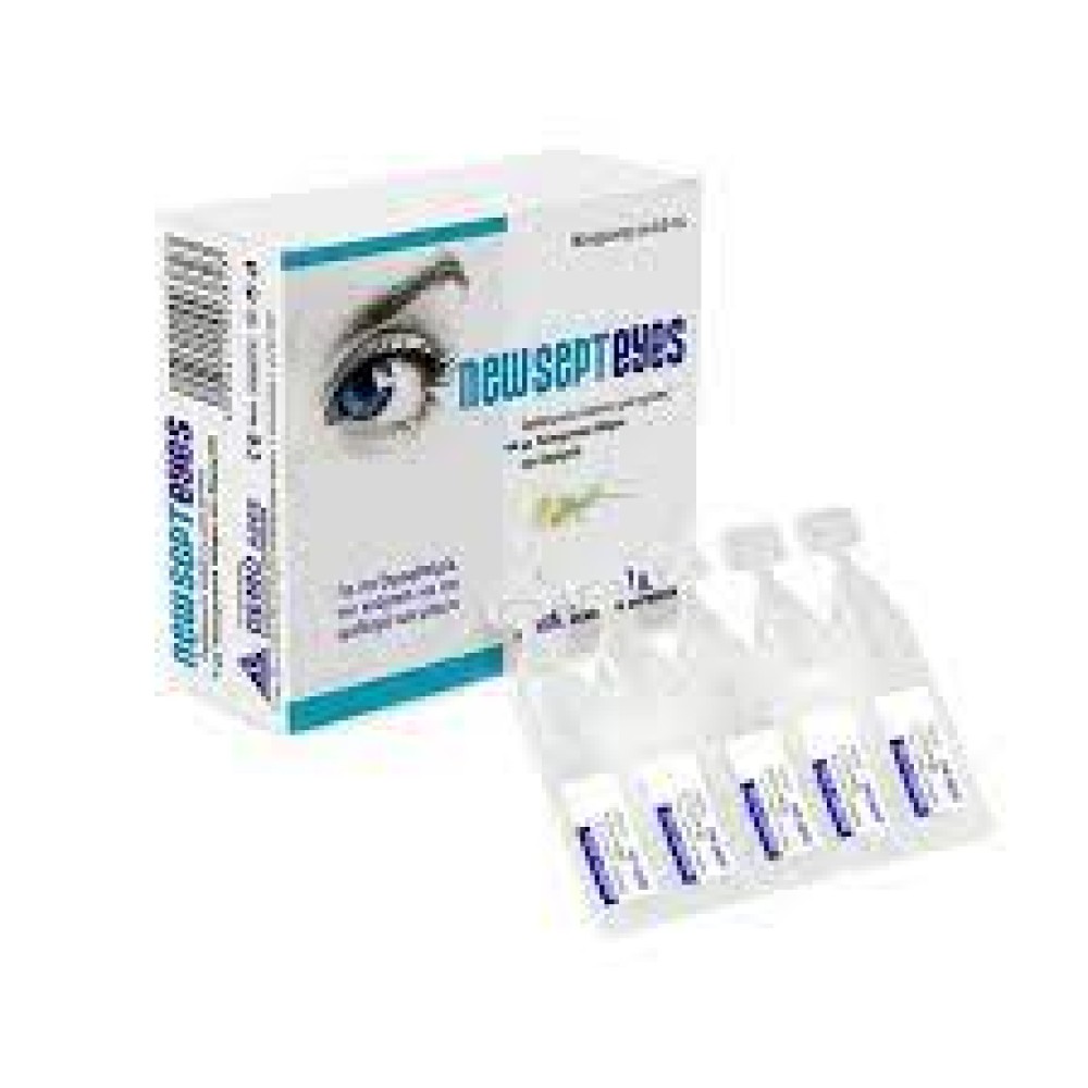 Newsepteyes | Οφθαλμικές Σταγόνες με Υαλουρονικό Οξύ για Ξηροφθαλμία | 30x0.5ml
