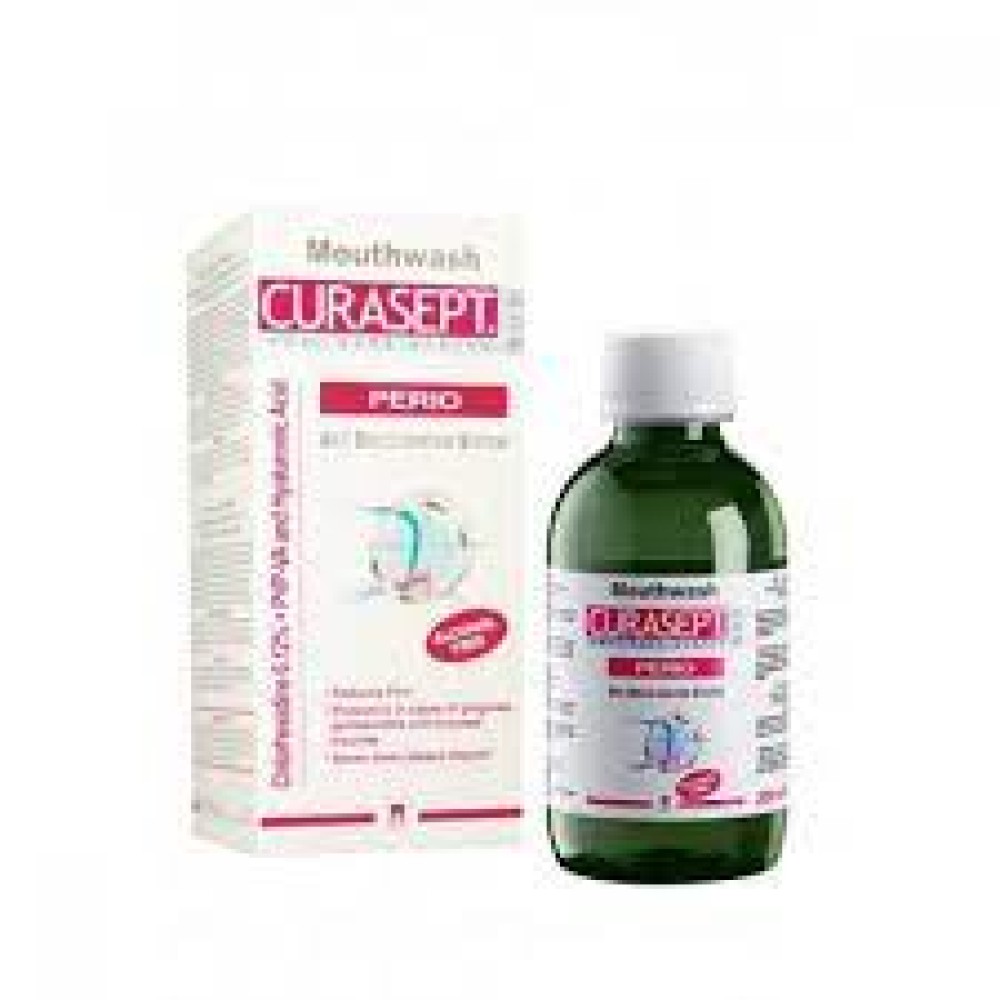 Curasept | ADS 212 Perio | Στοματικό Διάλυμα Χλωρεξιδίνης Κατάλληλο για Περιοδοντικές Θεραπείες | 200ml
