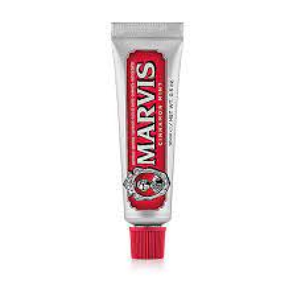 Marvis | Cinnamon Mint & Xylitol Toothpaste Travel Size | Οδοντόκρεμα με Ευχάριστη Γεύση Κανέλας | 10ml