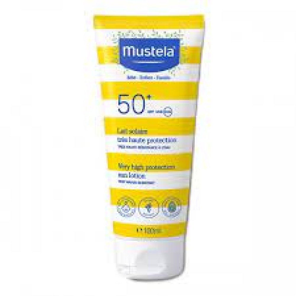 Mustela | Very High Protection Sun Lotion | SPF50+| Αντηλιακό Προσώπου-Σώματος για Όλη την Οικογένεια |100ml.