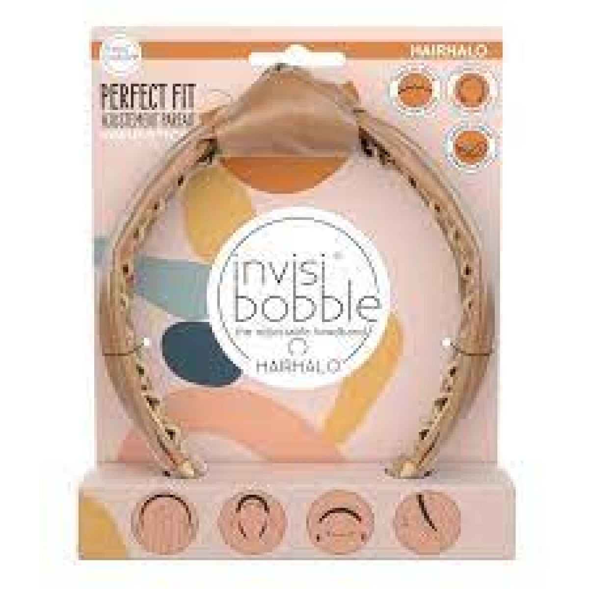 Invisibobble | Hairhalo Fall in Love Hello Pumpkin | Στέκα Μαλλιών σε Δερμάτινο Καφέ Χρώμα | 1τμχ