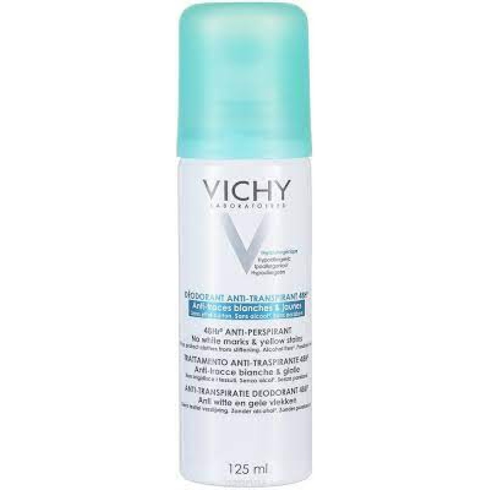 Vichy | Deodorant Aerosol Anti-Transpirant 48h | Αποσμητικό spray Anti-traces | 125 ml