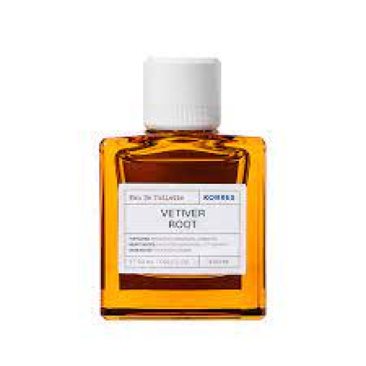 Korres | Eau De Toilette Vetiver Root |  Άρωμα με Νότες Περγαμόντου και Πράσινου Τσαγιού | 50ml