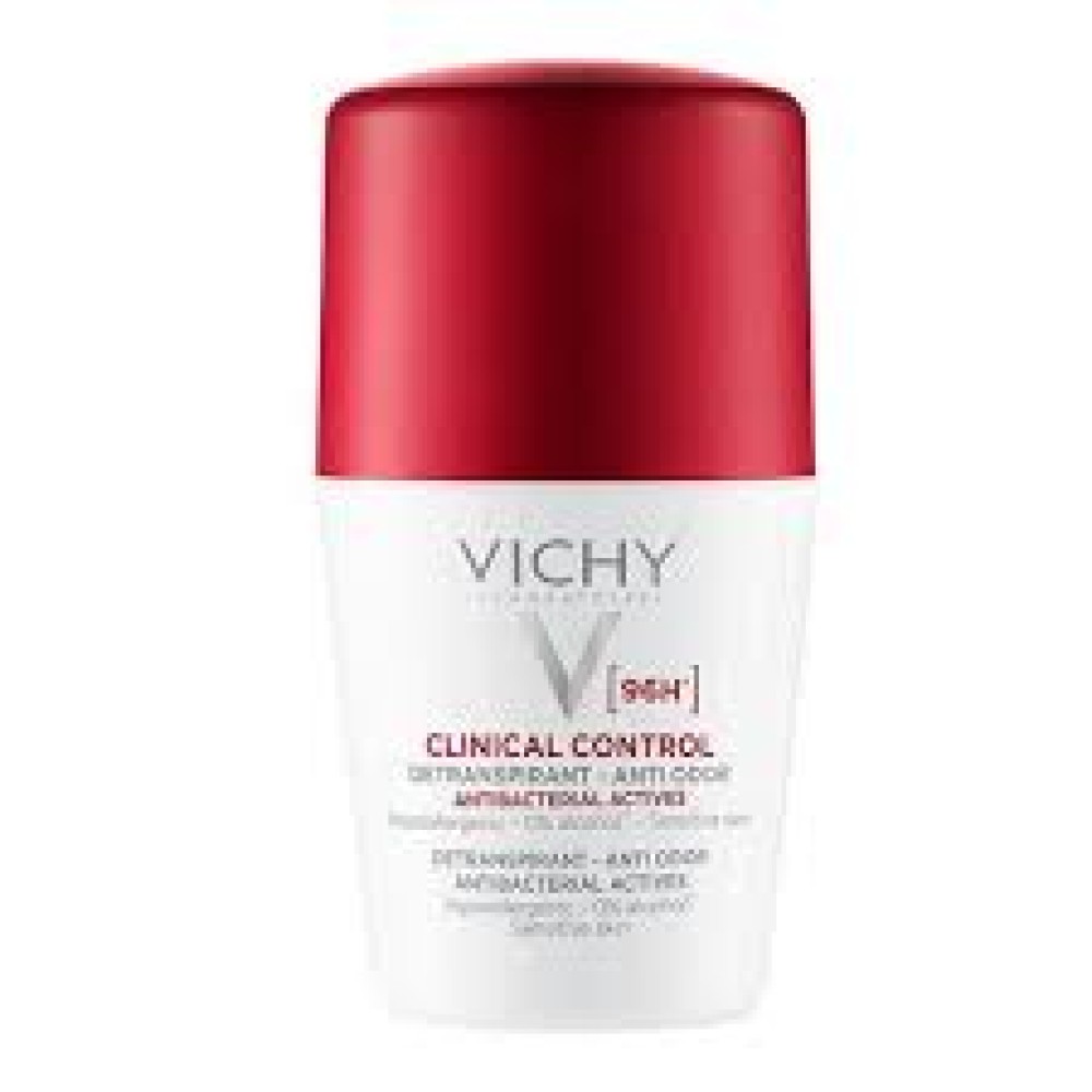 Vichy | Clinical Control 96h Detranspirant Anti-Odor | Deodorant Roll-on | 50ml