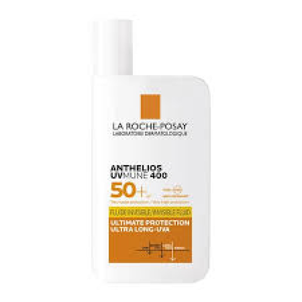 La Roche Posay | Anthelios UVMune 400 SPF50+ Fluid Invisible With Perfume | Αντηλιακή Κρέμα Προσώπου Με Άρωμα | 50ml