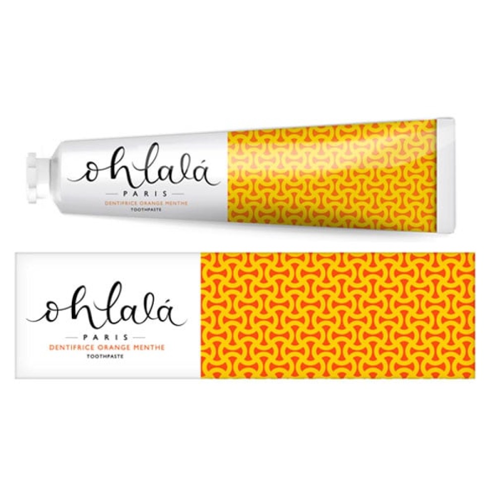 Oh Lala | Orange-Mint Toothpaste Οδοντόκρεμα με Γεύση Πορτοκάλι-Μέντα | 75mL