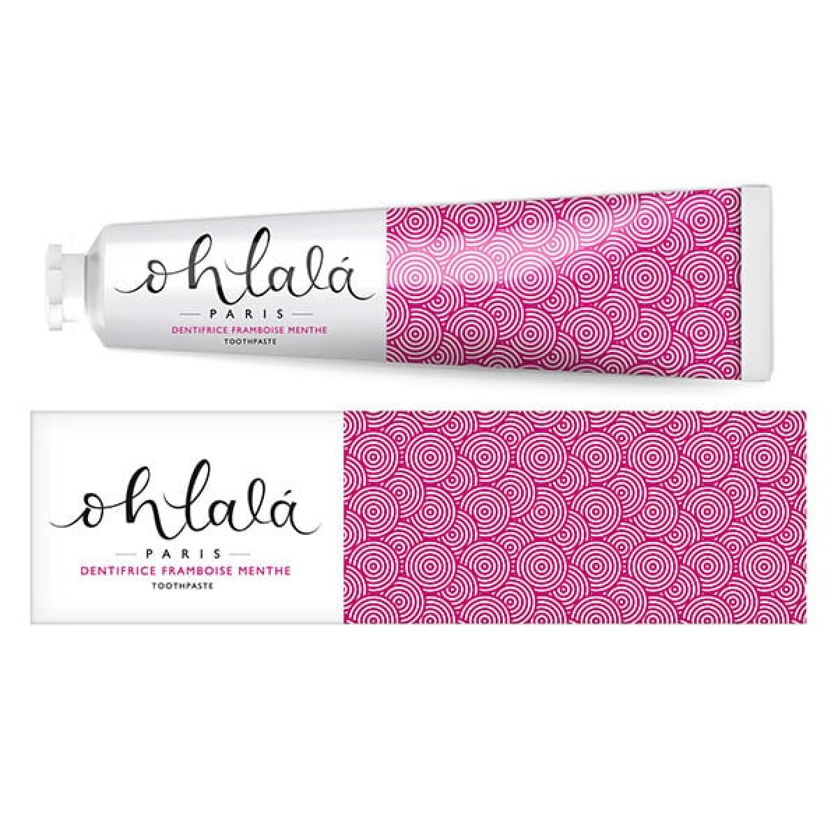 Oh Lala | Rasberry-Mint Toothpaste Οδοντόκρεμα με Γεύση Σμέουρο-Μέντα | 75mL