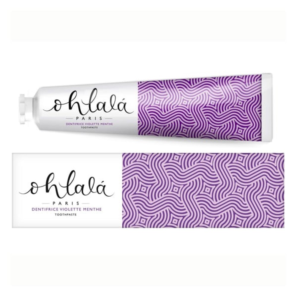 Oh Lala | Violet-Mint Toothpaste Οδοντόκρεμα  με Γεύση Βιολέτα-Μέντα | 75mL