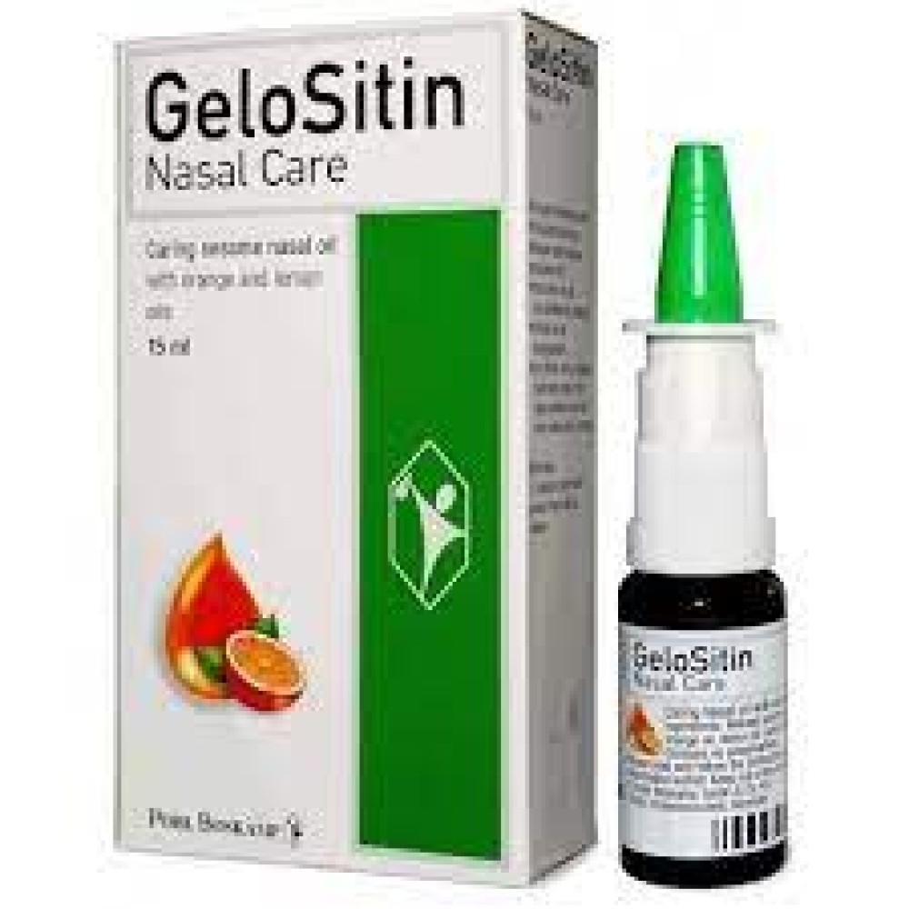 Gelositin | Nasal Oil Spray | Ρινικό Έλαιο σε Σπρέι για την Ενυδάτωση του Ξηρού Ρινικού Βλεννογόνου | 15ml