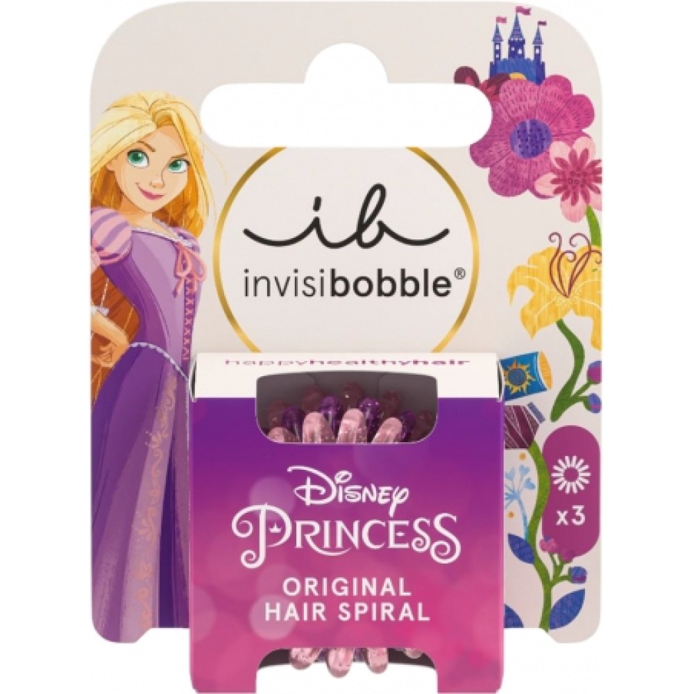 Invisibobble | Kids Original Disney Rapunzel | Λαστιχάκια Μαλλιών | 3τμχ