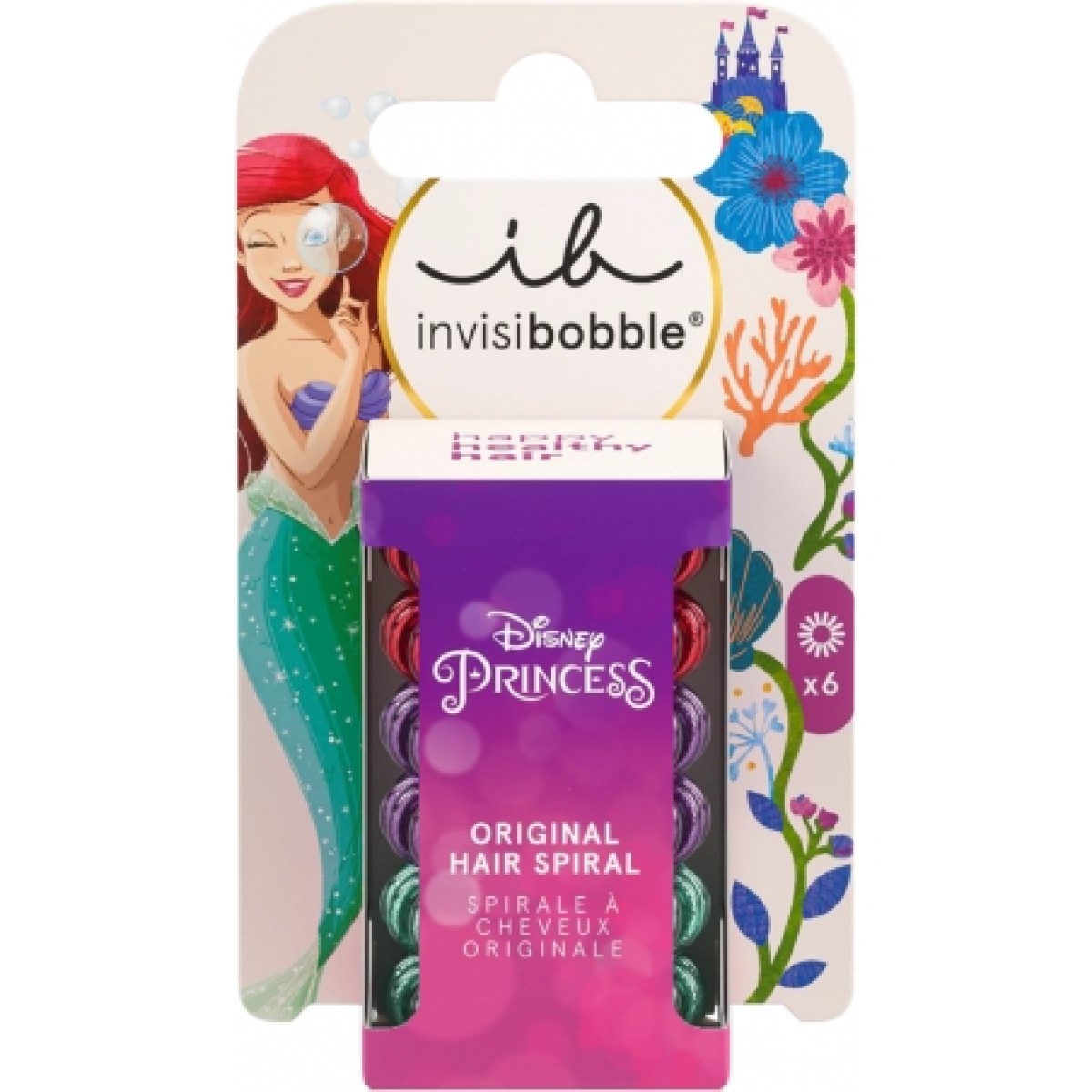 Invisibobble | Kids Original Disney Ariel | Λαστιχάκια Μαλλιών | 6τμχ