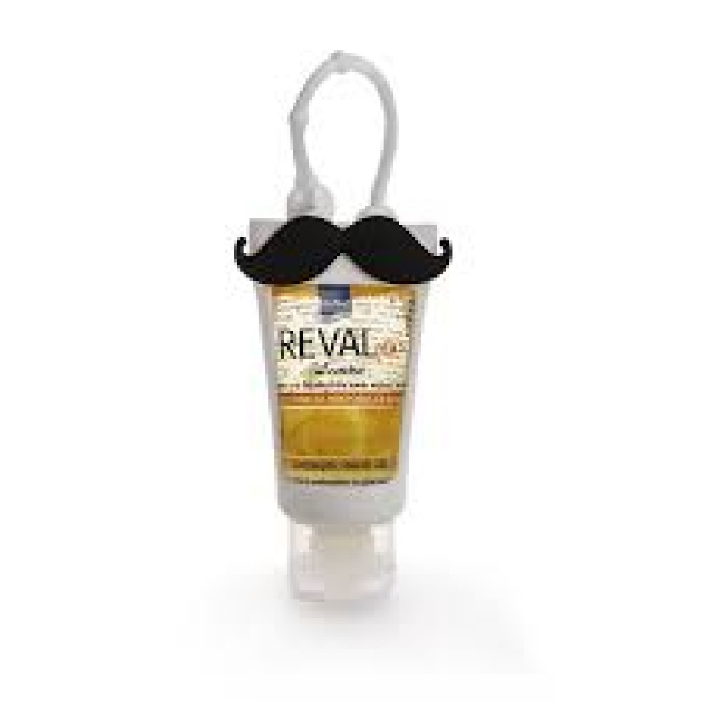 Reval Plus | Kids Antiseptic Hand Gel Lemon Moustache |  Αντισηπτικό Χεριών Λεμόνι Με Θήκη | 30ml