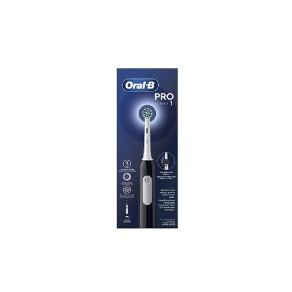 Oral-B | Cross Action Vitality Pro 1 Black| Ηλεκτρική Οδοντόβουρτσα Μαύρη | 1τμχ