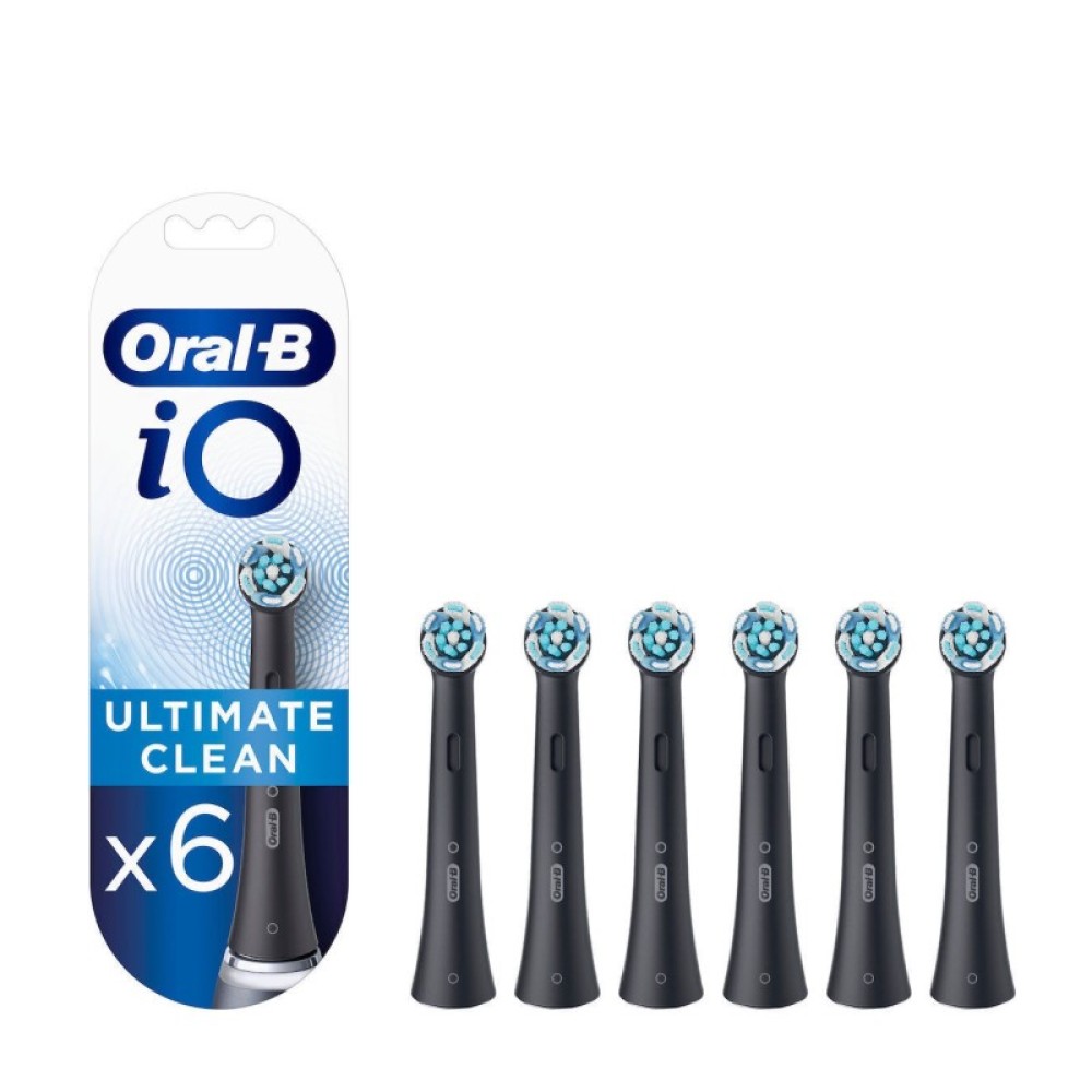 Oral-B | iO Ultimate Clean | Ανταλλακτικές Κεφαλές Ηλεκτρικής Οδοντόβουρτσας | 6τμχ