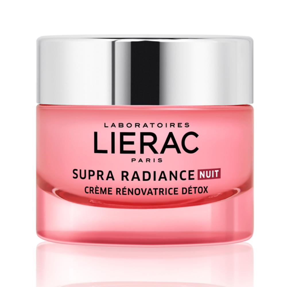 Lierac | Supra Radiance Night Detox Renewing Cream | Κρέμα Νύχτας για Αποτοξίνωση, Λάμψη & Ανανέωση | 50ml