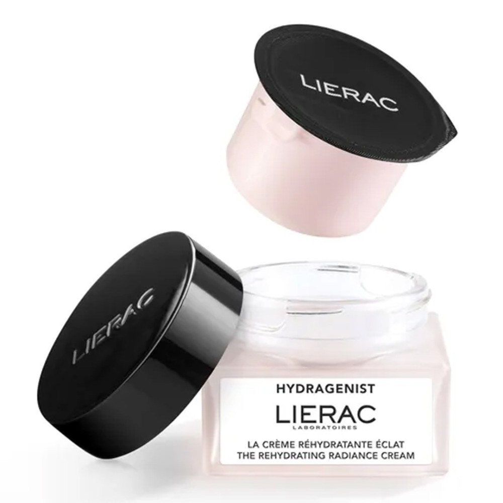 Lierac | Hydragenist Cream Refill | Ανταλλακτικό Κρέμας Προσώπου για Ενυδάτωση & Λάμψη για Κανονικές ως Ξηρές Επιδερμίδες | 50ml