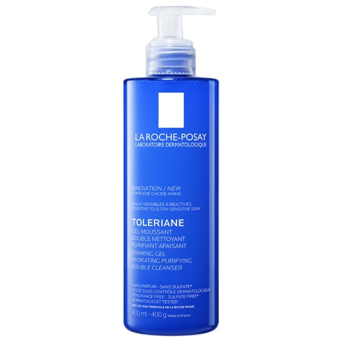 La Roche Posay | Toleriane Double Cleanser | Αφρώδες Gel Καθαρισμού Προσώπου Για Ευαίσθητο Δέρμα | 400ml