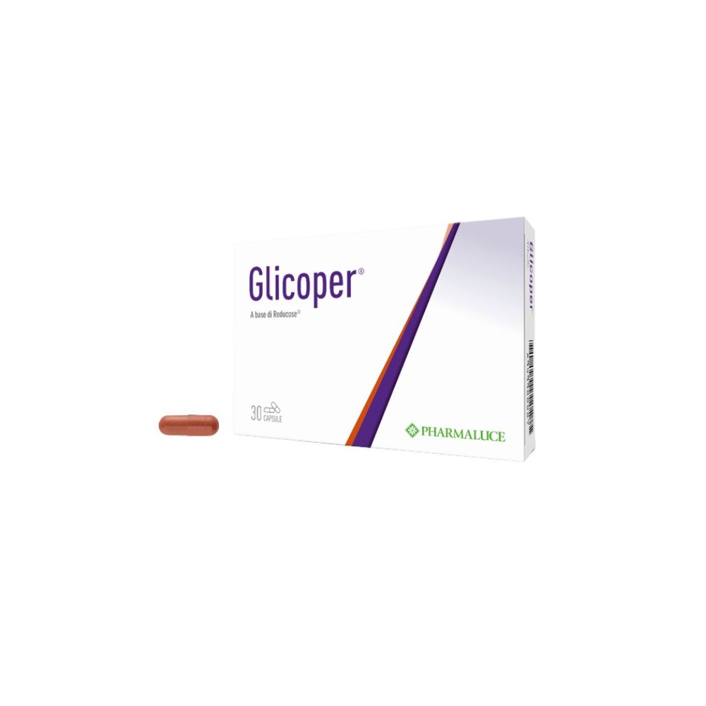 Erbozeta Pharmaluce | Glicoper | Ειδικό Συμπλήρωμα Διατροφής για Μείωση των Επιπέδων Γλυκόζης | 30 ταμπλέτες