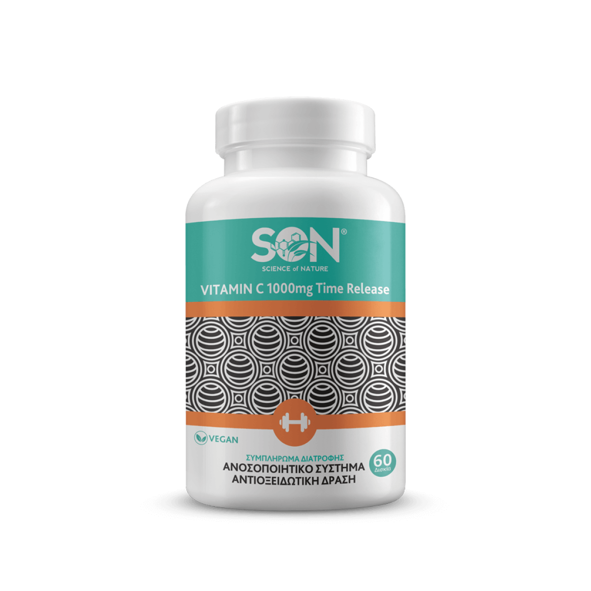 Son | Vitamin C 1000mg Time Release Βιταμίνη C Παρατεταμένης Διάρκειας | 60 δισκία