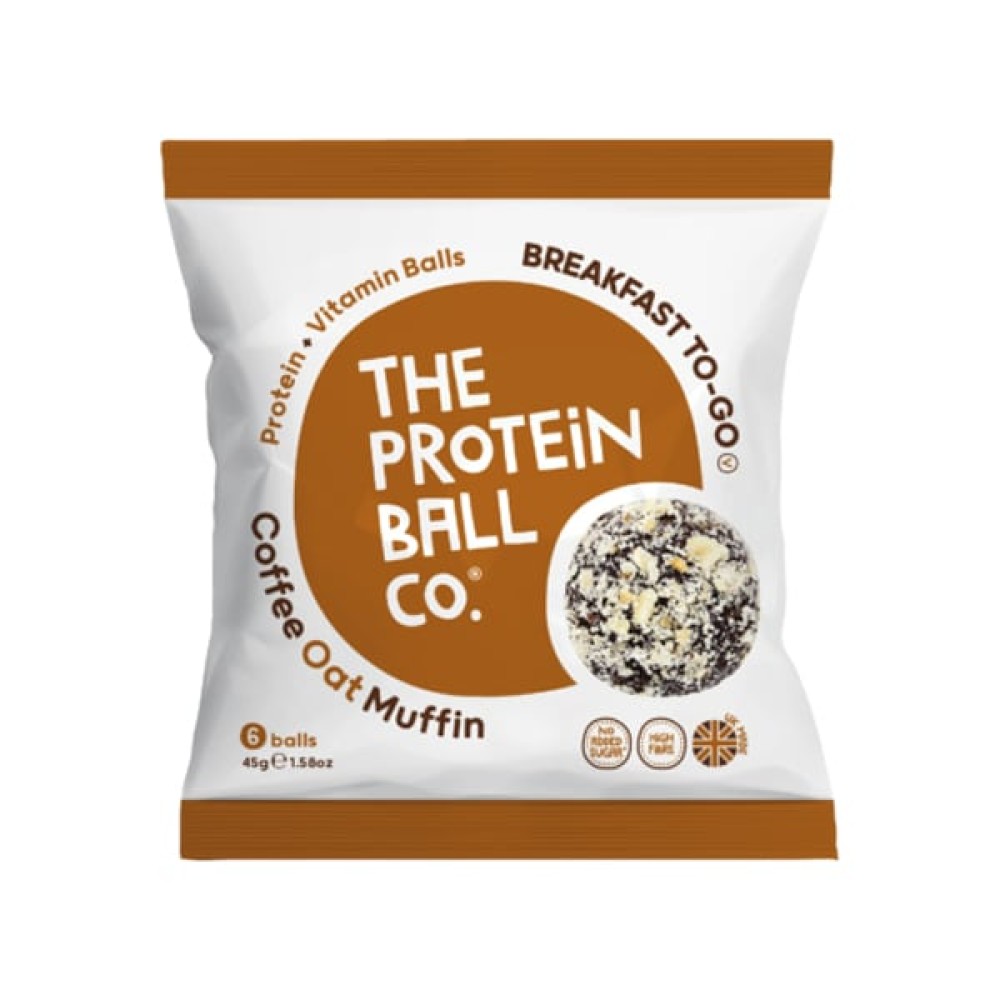 The Protein Ball Co. | Μάφιν Βρώμης Balls Coffee | 45gr