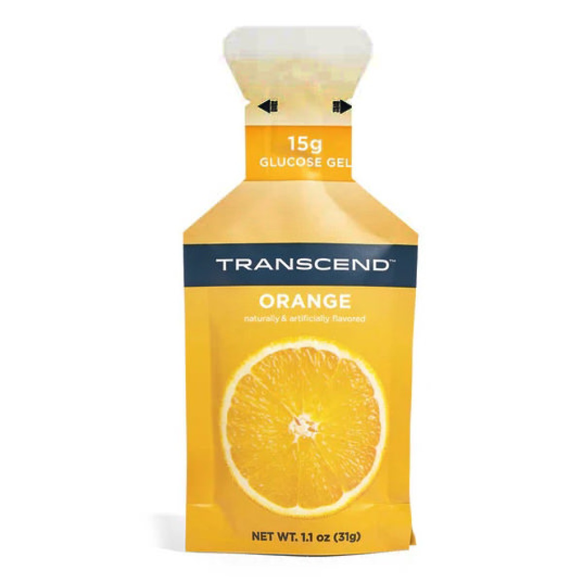 Transcend | Glucose Gel Orange Τζελ Γλυκόζης 15g με Γεύση Πορτοκάλι | 1τεμ  Transcend | Glucose Gel Orange Τζελ Γλυκόζης 15g με Γεύση Πορτοκάλι | 1τεμ