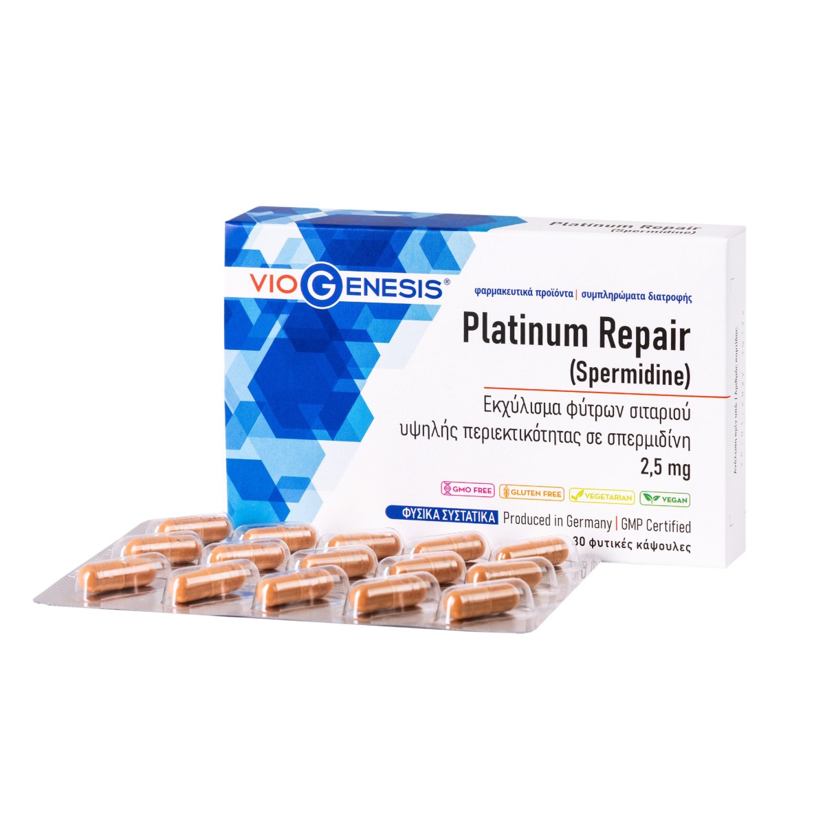 VioGenesis  | Platinum Repair (Spermidine) 2.5 mg | 30 caps