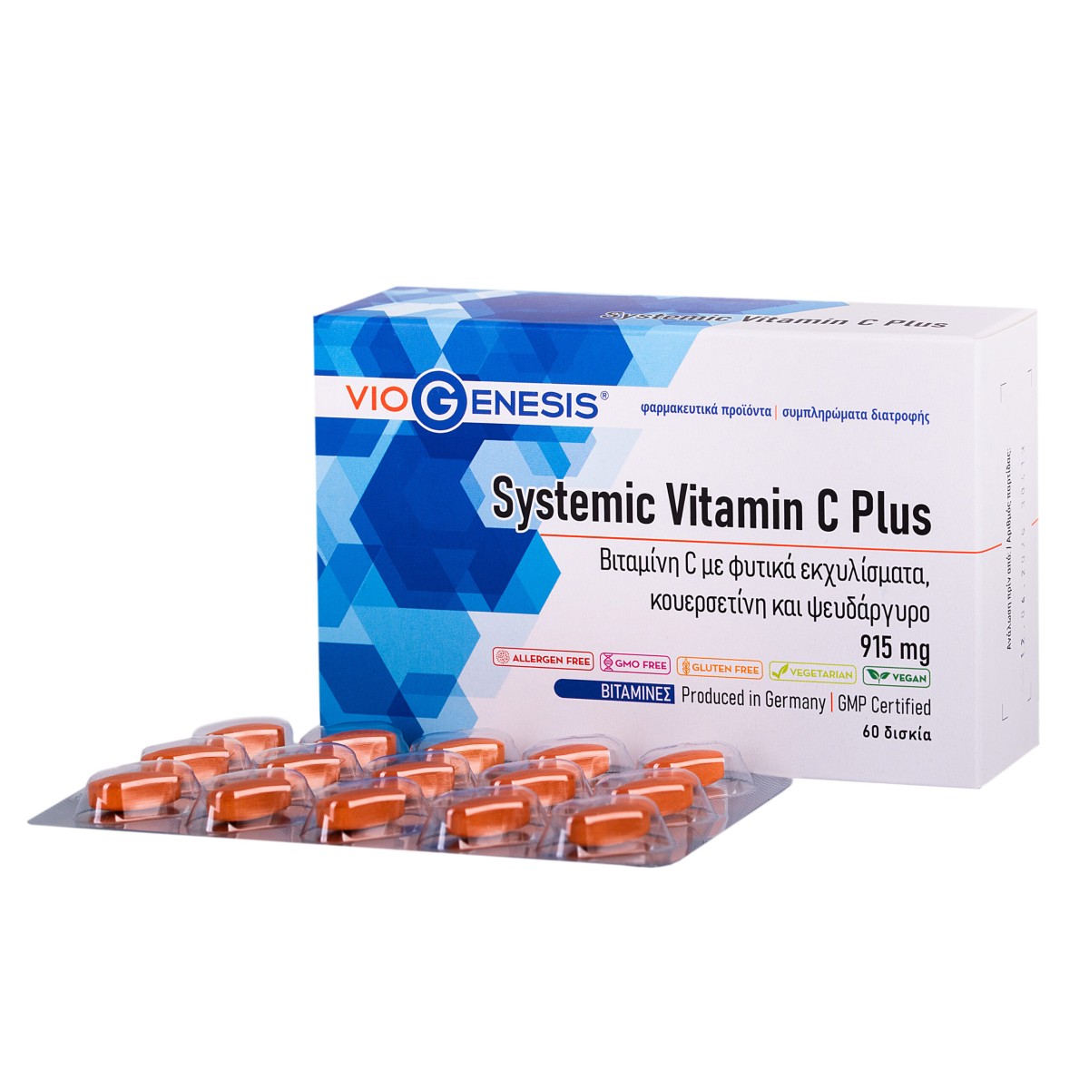 VioGenesis | Vitamin C Systemic Plus | 60 tabs