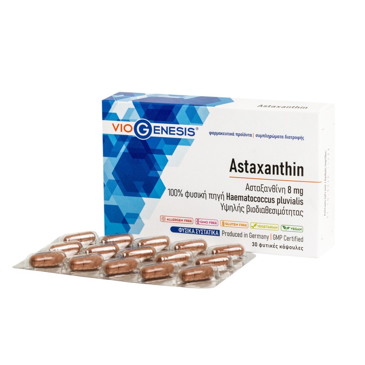 VioGenesis  | Astaxanthin  8 mg | 30 caps