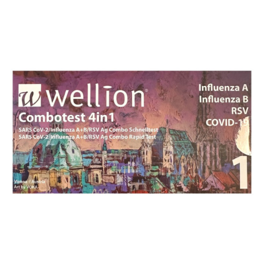 Wellion | Combotest 4in1 Rapid Test Διαγνωστικό Τεστ Ταχείας Ανίχνευσης | 1τεμ