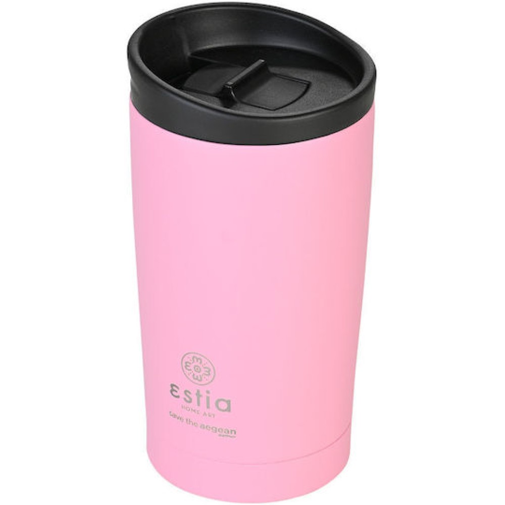 Estia | Ποτήρι Θερμός Save The Aegean Travel Mug Blossom Rose | 350ml